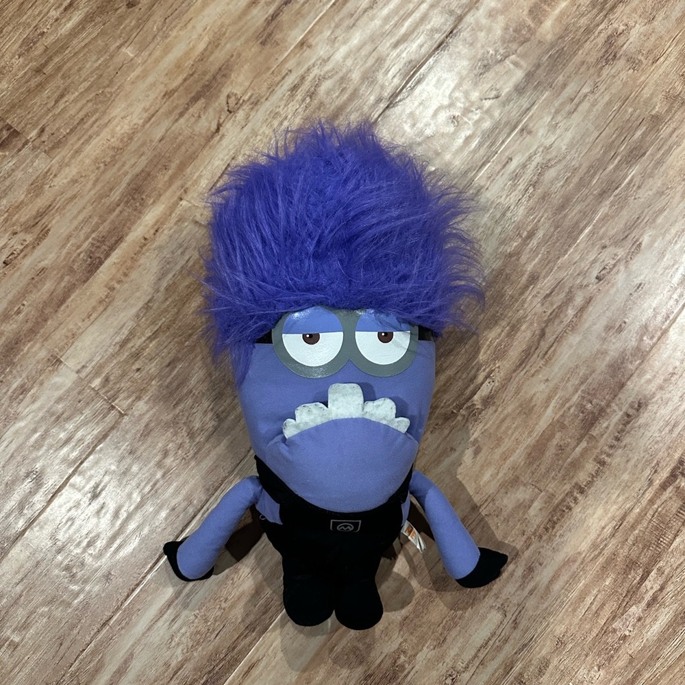 Despicable Me Evil Minion plush toy purple